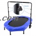 55.8 x 35.5" Adjustable Handlebar Twin Trampoline Safety Pad Parent-Child Trampoline Blue/Red  TPBY   